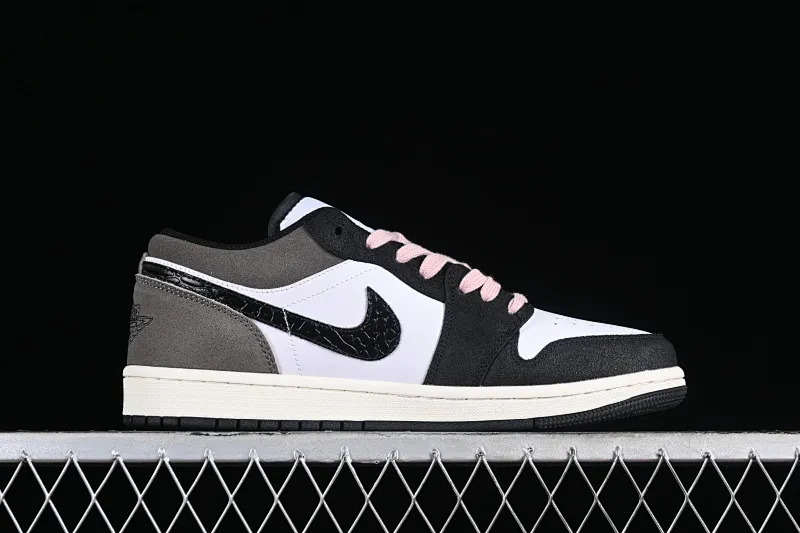 All categories Air Jordan Jordan series basketball shoes Air Jordan 1 Low Air Jordan 1 Low AJ1 Joe 1 Mocha burst pattern low-top cultural casual sneakers DZ4130-201